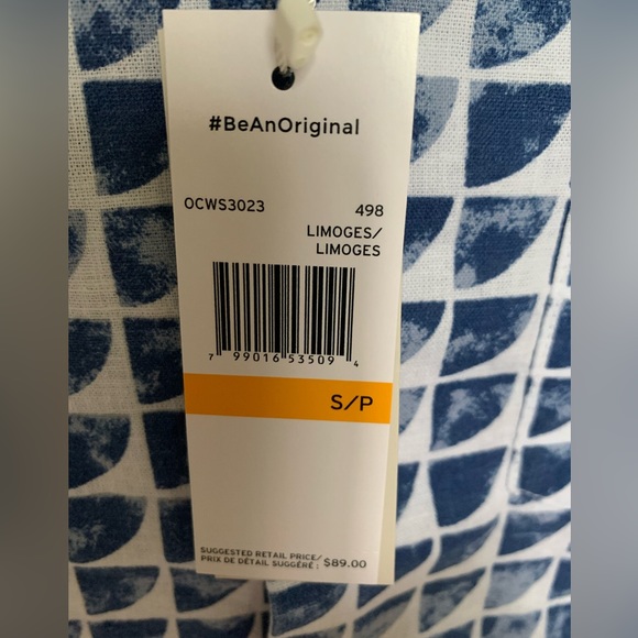 Original Penguin Printed Men’s Short Sleeve Button Down Linen Shirt🐧🏝️☀️ - Picture 11 of 11